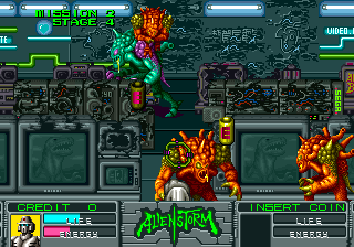 Alien Storm (World, 2 Players, FD1094 317-0154) Screenshot 1